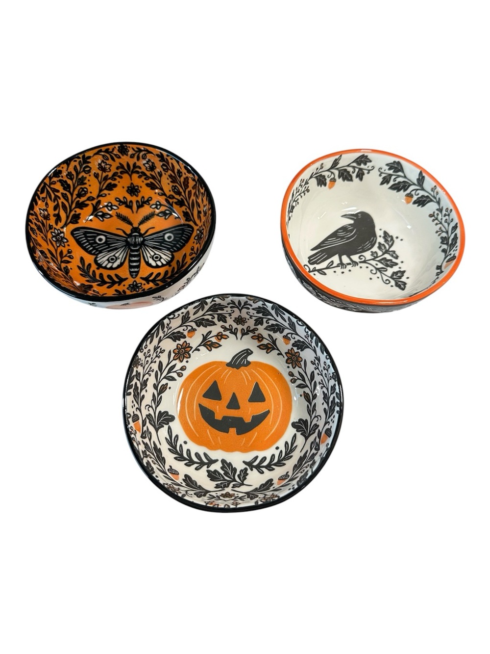 NEW Prima Design HALLOWEEN THEMED BOWLS SET/3